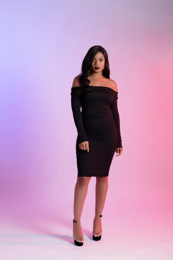 Marley Midi Dress | Black