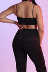 Seana Sweat Set | Black