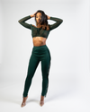 Lani Sheer Crop | Green