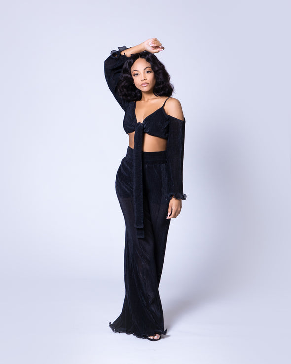 Milan Pants Set | Black